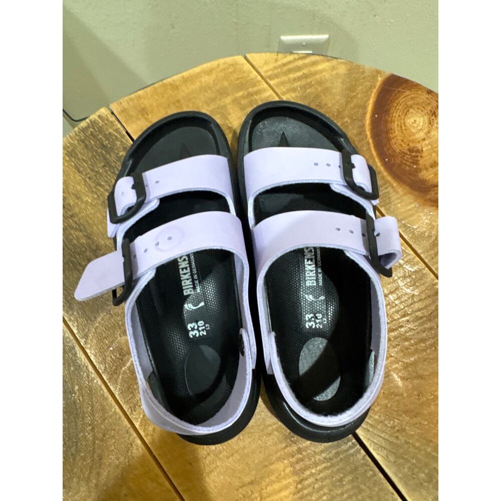 Girls Birkenstock Kids Mogami sandals in Purple Fog size 2 narrow NEW narrow - Picture 5 of 8